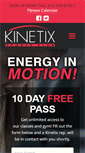 Mobile Screenshot of kinetixsportsclub.com